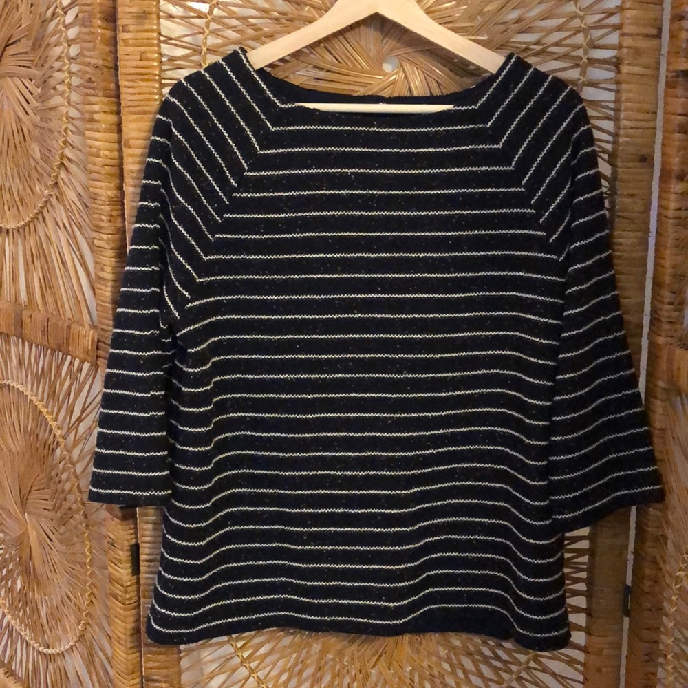 Banana Republic Factory Speckled Striped Sweater-L